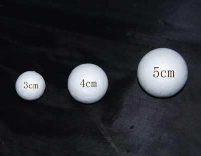 做骨架头芯填充物的高密泡沫球3cm~5cm